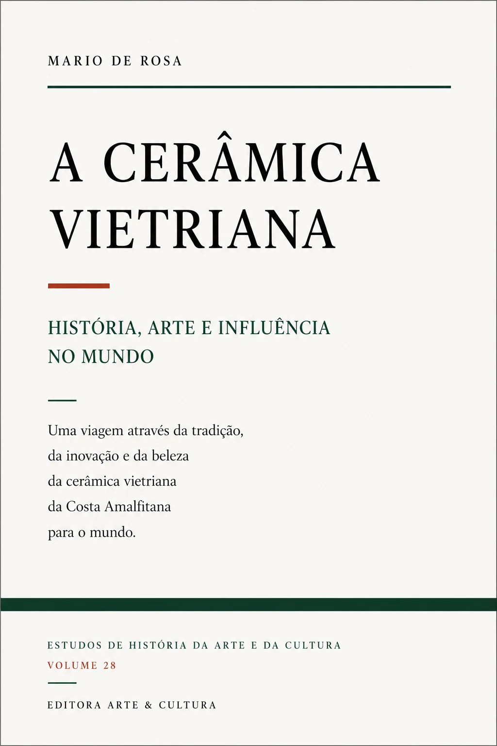 Mario De Rosa – ceramica vietrese, edizione portoghese